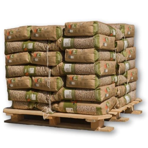 Naturpellet – Pellets de Madera virgen ENplus A1 + DIN Plus + PEFC – Palet 40 Sacos
