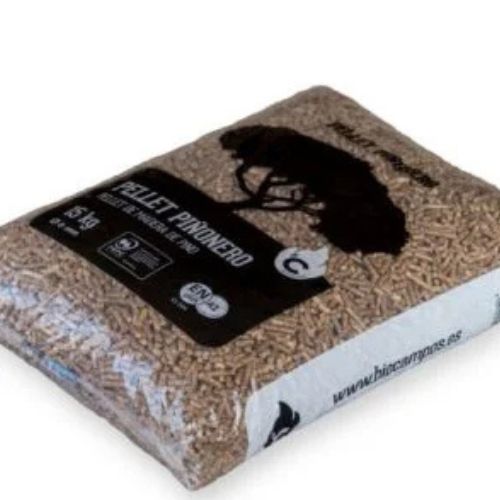 Piñonero – Pellets de Piñonero ENplus A1 + PEFC – Palet 42 Sacos x 15 kg (630 kg)